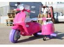 Scuter electric pentru 2 copii City Scooter 35W 12V  cu Atasament